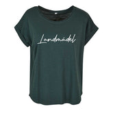 Landmädel Damen Slub Shirt